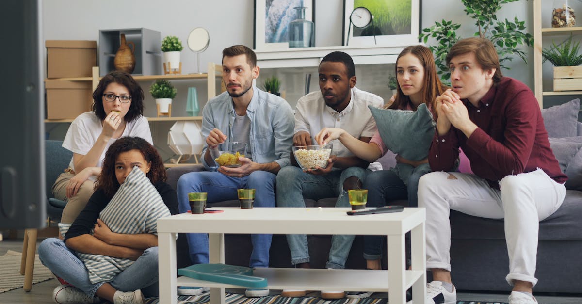 Group hanging out in an Austin bachelor party rental